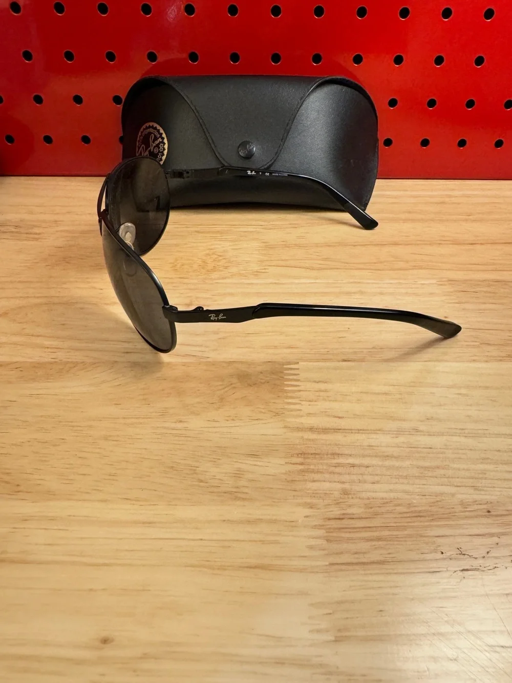Ray-Ban Black Aviator Sunglasses RB 3393